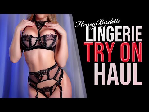 See Through Lingerie Try On